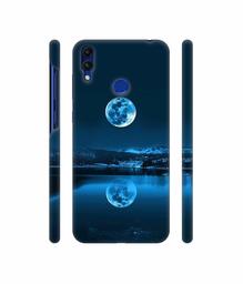 Amazon Brand - Solimo Designer Moon Pattern Print 3D Printed Hard Back Case Mobile Cover for Huawei Honor 8C