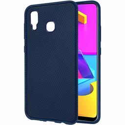 Amazon Brand - Solimo Mobile Cover for Samsung Galaxy M10s (Soft & Flexible Back case), Blue