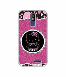 Amazon Brand - Solimo Designer Kitty with Glitter UV Printed Soft Back Case Mobile Cover for Panasonic P100