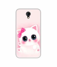 Amazon Brand - Solimo Designer Babby Kitty UV Printed Soft Back Case Mobile Cover for Micromax Bharat 4 Q440