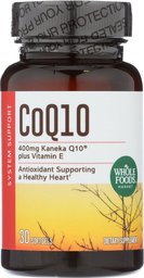 Whole Foods Market, CoQ10 400mg plus Vitamin E, 30 ct