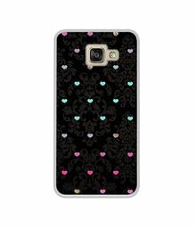 Amazon Brand - Solimo Designer Heart Texture UV Printed Soft Back Case Mobile Cover for Samsung Galaxy A5 (2016)