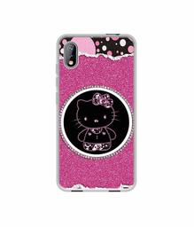 Amazon Brand - Solimo Designer Kitty with Glitter UV Printed Soft Back Case Mobile Cover for I Kall K5