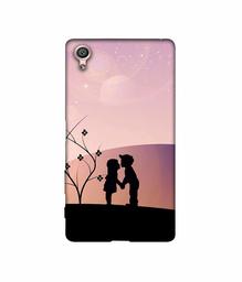 Amazon Brand - Solimo Designer Kiss-ing Couple 3D Printed Hard Back Case Mobile Cover for Sony Xperia X