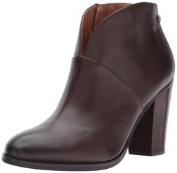 206 Collective Amazon Brand Women's Everett High Heel Ankle Bootie, Chocolate Brown, 8.5 B US