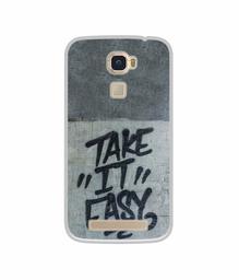 Amazon Brand - Solimo Designer Take It Easy UV Printed Soft Back Case Mobile Cover for Lyf Water 9