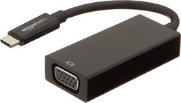 AmazonBasics USB 3.1 Type-C naar VGA adapter, zwart, 5 stuks