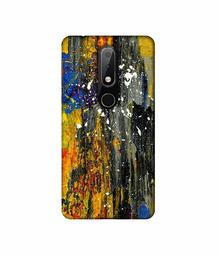 Amazon Brand - Solimo Designer Multicolor Color Splsh 3D Printed Hard Back Case Mobile Cover for Nokia 6.1 Plus