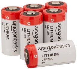 AmazonBasics Lithium CR123a 3V Batteries