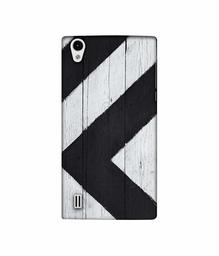Amazon Brand - Solimo Designer Black Paint Texture on Wood 3D Printed Hard Back Case Mobile Cover for VIVO Y15