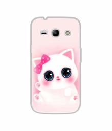 Amazon Brand - Solimo Designer Babby Kitty UV Printed Soft Back Case Mobile Cover for Samsung Galaxy J1