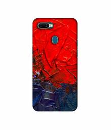 Amazon Brand - Solimo Designer Red Wax Color 3D Printed Hard Back Case Mobile Cover for Oppo A7