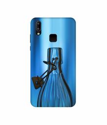 Amazon Brand - Solimo Designer Blue Bottle 3D Printed Hard Back Case Mobile Cover for Vivo Y95