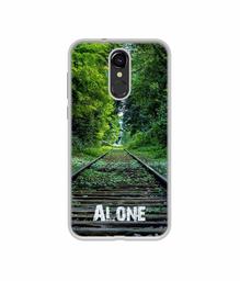 Amazon Brand - Solimo Designer Alone UV Printed Soft Back Case Mobile Cover for Lava Z70