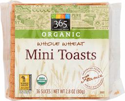 365 Everyday Value, Organic Whole Wheat Mini Toast , 2.8 oz