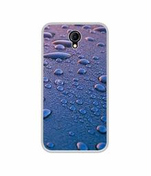 Amazon Brand - Solimo Designer Water Drops UV Printed Soft Back Case Mobile Cover for Micromax Bharat 4 Q440