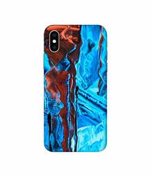 Amazon Brand - Solimo Designer Zik Zak Color Mixing 3D Printed Hard Back Case Mobile Cover for Apple iPhone Xs Max