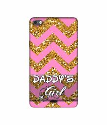 Amazon Brand - Solimo Designer Daddy's Girl 3D Printed Hard Back Case Mobile Cover for Micromax Canvas Sliver 5 Q450