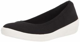 Amazon Essentials Knit Ballet with Sport Outsole Flat, Noir, EU 36