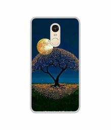 Amazon Brand - Solimo Designer Dark Night View UV Printed Soft Back Case Mobile Cover for Mi Redmi Note 4