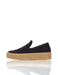 Amazon Brand - find. Women's Sneakers Pull-on Basic Black US 8.5