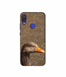 Amazon Brand - Solimo Designer Duck Face 3D Printed Hard Back Case Mobile Cover for Xiaomi Redmi Note 7 Pro