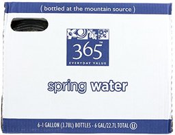 365 Everyday Value, Spring Water PET, 1 GALLON, 6 Count