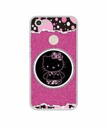 Amazon Brand - Solimo Designer Kitty with Glitter UV Printed Soft Back Case Mobile Cover for Mi Redmi Y1 (Note 5A)