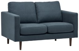 Amazon Brand – Rivet Revolve Modern Upholstered Loveseat Sofa, 56