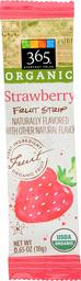 365 Everyday Value, Organic Fruit Strip, Strawberry, 0.65 oz