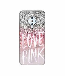 Amazon Brand - Solimo Designer Love Pink 3D Printed Hard Back Case Mobile Cover for Vivo S1 Pro