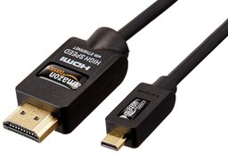 AmazonBasics HDMI-auf-Micro-HDMI-Hochgeschwindigkeitskabel (Ethernet, 3D und Audio-Return), 1 m