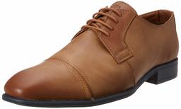 Amazon Brand - Symbol Men's L.Tan Synthetic Formal Shoes - 9 UK (AZ-KY-90C)