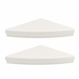 AmazonBasics Rounded Corner Shelves - 17-Inch, White, 2-Pack