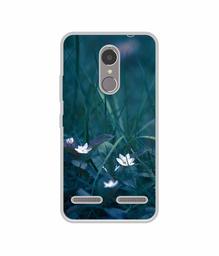 Amazon Brand - Solimo Designer White Flower UV Printed Soft Back Case Mobile Cover for Lenovo K6 Power