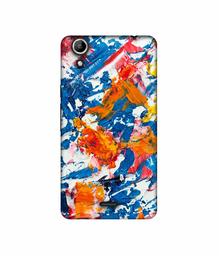 Amazon Brand - Solimo Designer Wax Color Mash On Canvas 3D Printed Hard Back Case Mobile Cover for Micromax Canvas Selfie 2 Q340