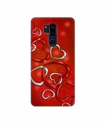 Amazon Brand - Solimo Designer Hearts 3D Printed Hard Back Case Mobile Cover for LG G7 ThinQ