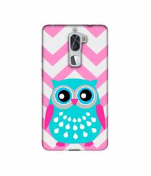 Amazon Brand - Solimo Designer Sky Blue Owl 3D Printed Hard Back Case Mobile Cover for Coolpad Cool1 Dual