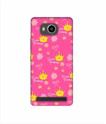 Amazon Brand - Solimo Designer Little Princess Pattern 3D Printed Hard Back Case Mobile Cover for Lenovo A7700