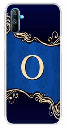 Amazon Brand - Solimo Designer Multicolor Blue Pattern Alphabet-O Printed Soft Back Case Mobile Cover for Realme C3