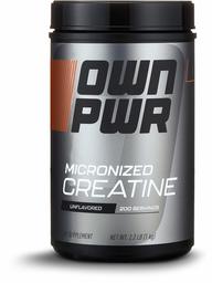 OWN PWR Micronized Creatine Monohydrate Powder, 5G per Serving, Unflavored, 2.2 Pound Value Size (200 servings)