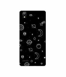 Amazon Brand - Solimo Designer Solar System 3D Printed Hard Back Case Mobile Cover for Oppo A35