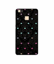 Amazon Brand - Solimo Designer Heart Texture 3D Printed Hard Back Case Mobile Cover for Huawei P9 lite