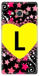 Amazon Brand - Solimo Designer Heart Pattern Alphabet-L 3D Printed Hard Back Case Mobile Cover for Samsung Galaxy J3 Pro