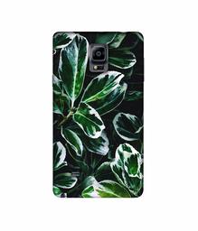 Amazon Brand - Solimo Designer Leaf Imperation 3D Printed Hard Back Case Mobile Cover for Samsung Galaxy Note 4