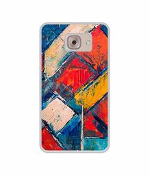 Amazon Brand - Solimo Designer Dark Multicolor Blocks UV Printed Soft Back Case Mobile Cover for Samsung Galaxy J7 Max