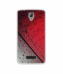 Amazon Brand - Solimo Designer Water Drop On Glass UV Printed Soft Back Case Mobile Cover for Lenovo A2010