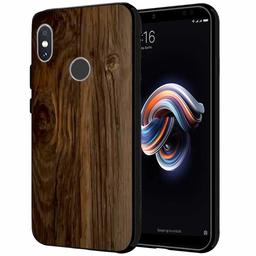 Amazon Brand - Solimo Designer Wooden Texture Printed Hard Back Case Mobile Cover for Redmi Note 5 Pro