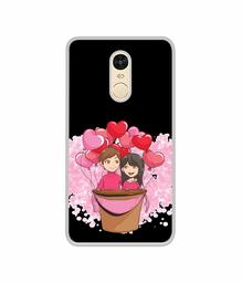 Amazon Brand - Solimo Designer Boy and Girl UV Printed Soft Back Case Mobile Cover for Mi Redmi Note 4