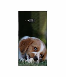 Amazon Brand - Solimo Designer Cute Puppy 3D Printed Hard Back Case Mobile Cover for Nokia Lumia 730